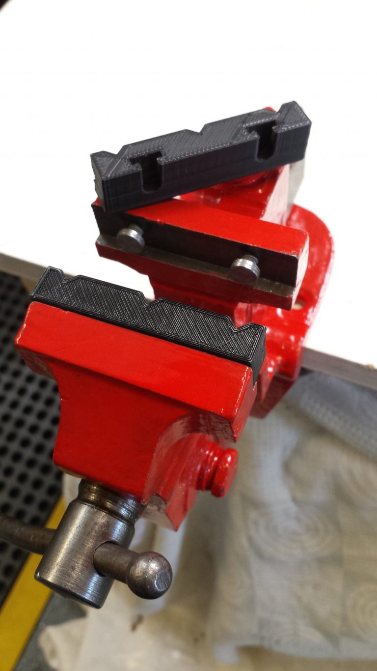 Record Imp Vice Restoration with clip in jaws 3D modelled in Fusion