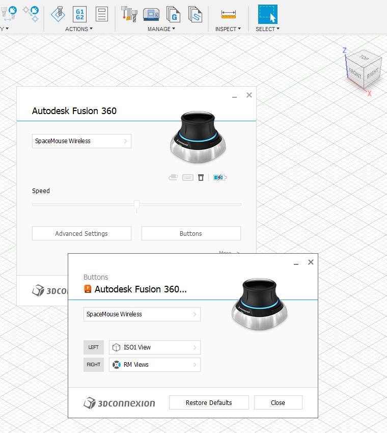 3dconnexion fusion 360